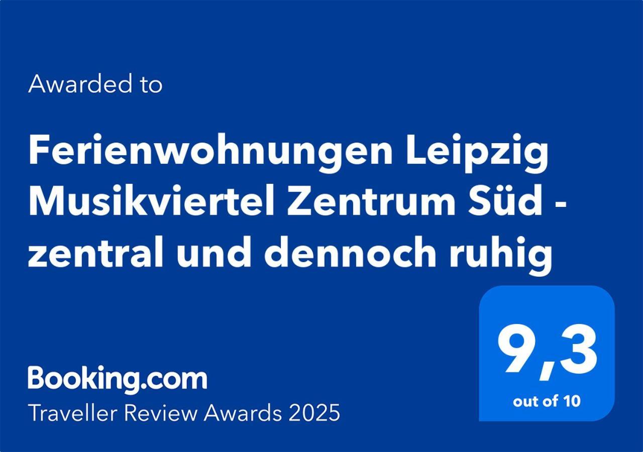 Ferienwohnungen Leipzig Musikviertel Zentrum Sued - Zentral Und Dennoch Ruhig Екстер'єр фото